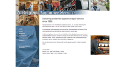 Desktop Screenshot of abehrensapplianceservice.com